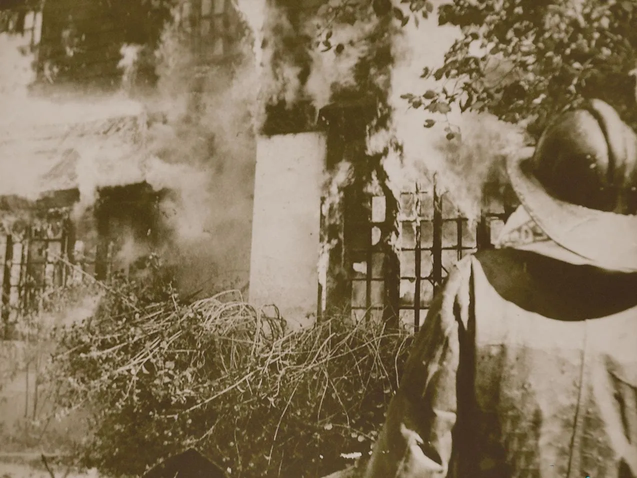 Incendio declarado en Viña del Mar, año 1946